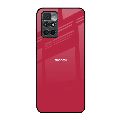 Solo Maroon Glossy case for Redmi 10 Prime