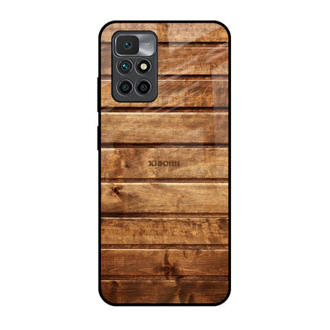 Wooden Planks Glossy Case for Redmi 10 Prime