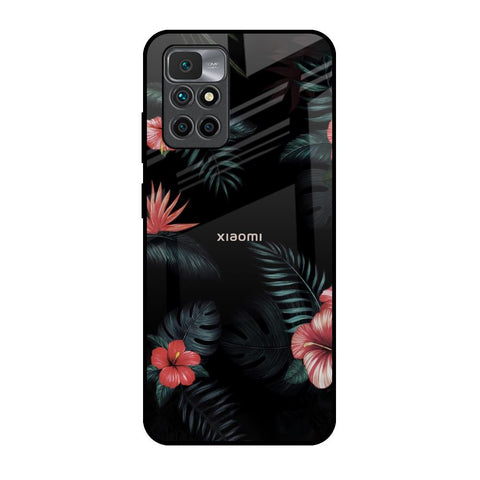 Tropical Art Flower Glossy Case for Redmi 10 Prime