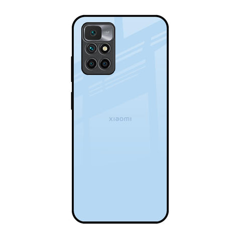 Pastel Sky Blue Glossy Case for Redmi 10 Prime