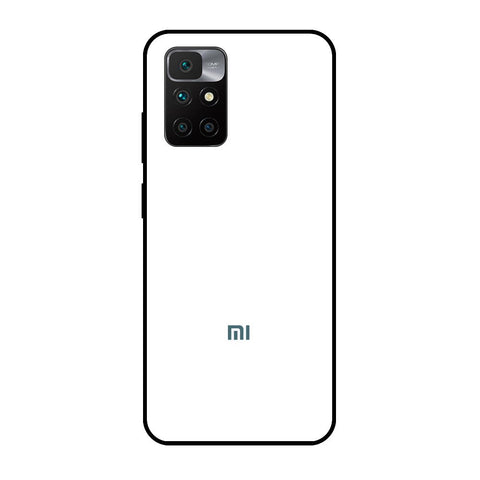 Arctic White Glossy Case for Redmi 10 Prime