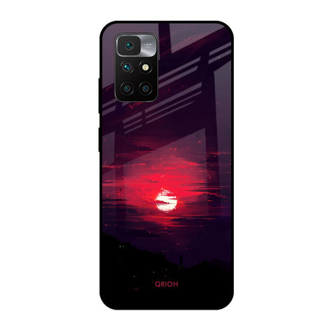Morning Red Sky Glossy Case For Redmi 10 Prime