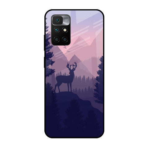 Deer In Night Glossy Case For Redmi 10 Prime