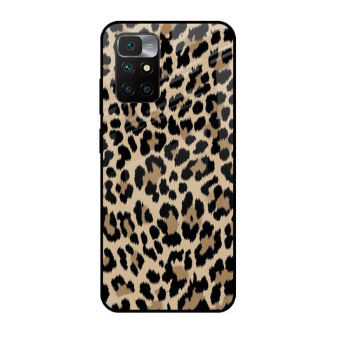 Leopard Seamless Glossy Case For Redmi 10 Prime