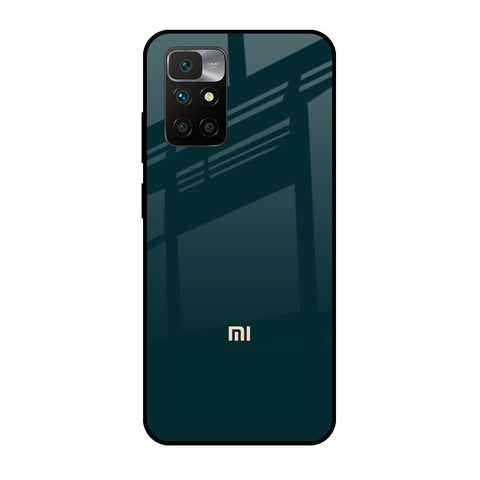 Hunter Green Glossy Case For Redmi 10 Prime