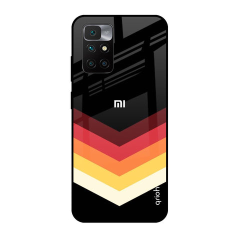 Abstract Arrow Pattern Glossy Case For Redmi 10 Prime