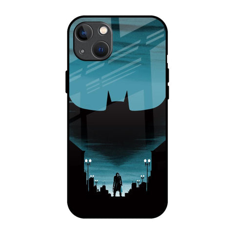 Cyan Bat Glossy Case for iPhone 13