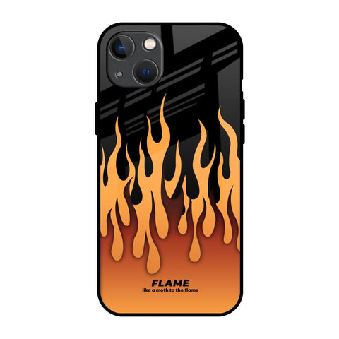 Fire Flame Glossy Case for iPhone 13