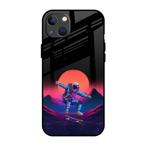 Retro Astronaut Glossy Case for iPhone 13