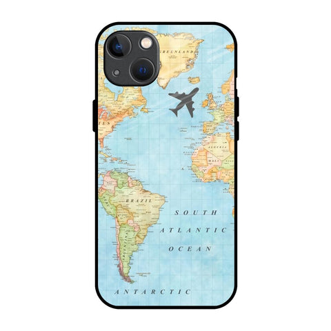 Travel Map Glossy Case for iPhone 13