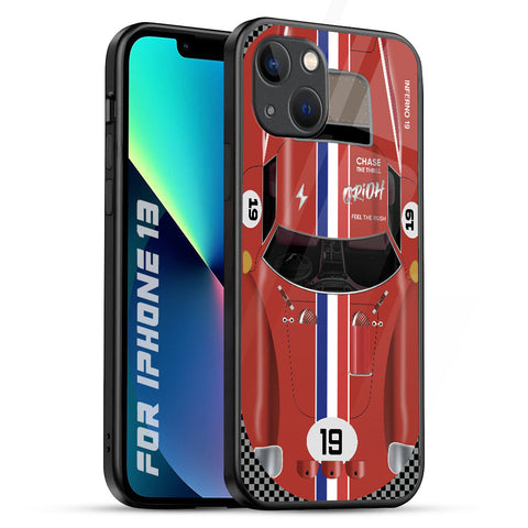 Racing Vintage Glossy Case for iPhone 13