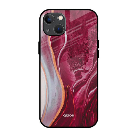 Crimson Ruby Glossy Case for iPhone 13