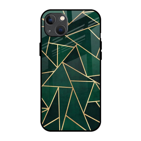 Abstract Green Glossy Case For iPhone 13