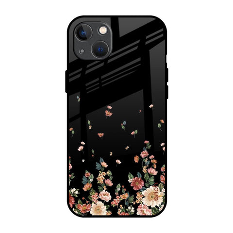 Floating Floral Print Glossy Case for iPhone 13