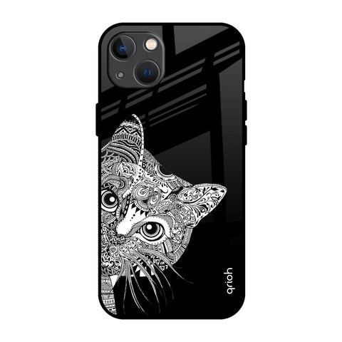 Kitten Mandala Glossy Case for iPhone 13