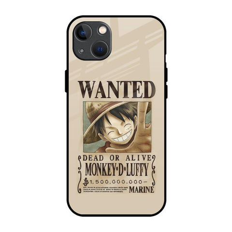 Luffy Wanted Glossy Case for iPhone 13