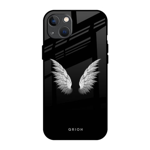 White Angel Wings Glossy Case for iPhone 13
