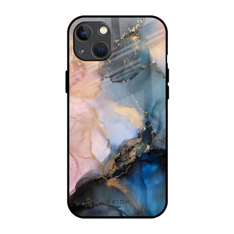 Marble Ink Abstract Glossy Case for iPhone 13