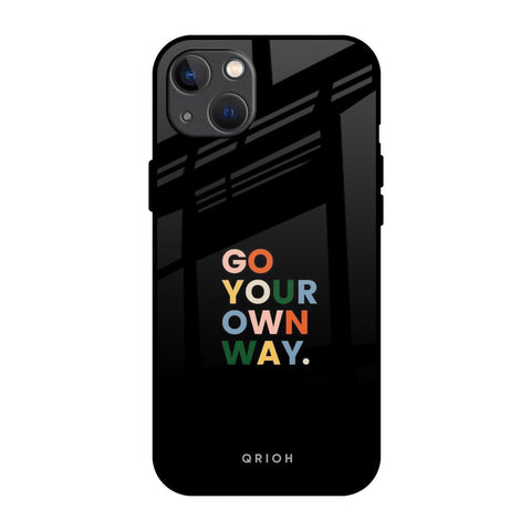 Go Your Own Way Glossy Case for iPhone 13
