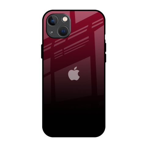 Wine Red Glossy Case For iPhone 13