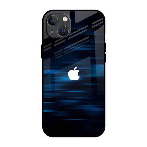 Blue Rough Abstract Glossy Case for iPhone 13