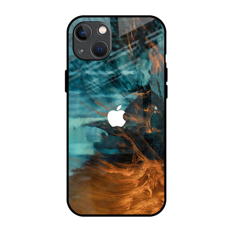 Golden Splash Glossy Case for iPhone 13