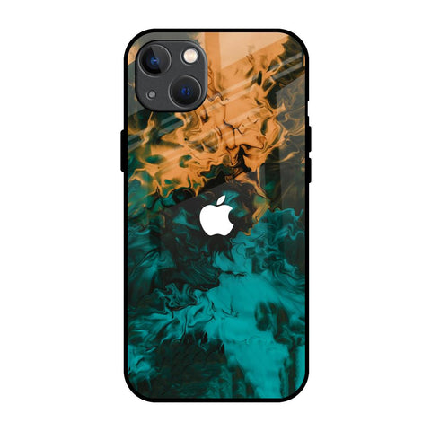 Watercolor Wave Glossy Case for iPhone 13