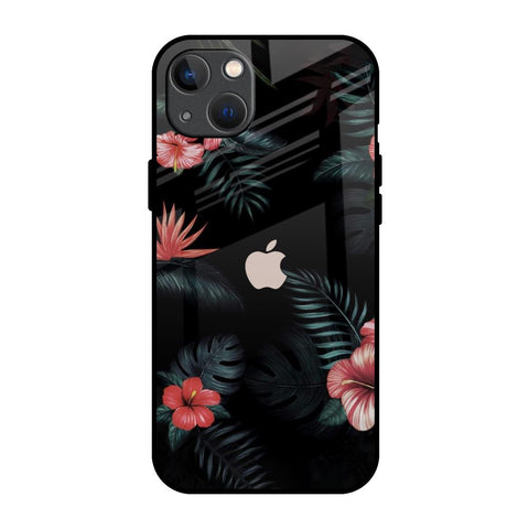 Tropical Art Flower Glossy Case for iPhone 13