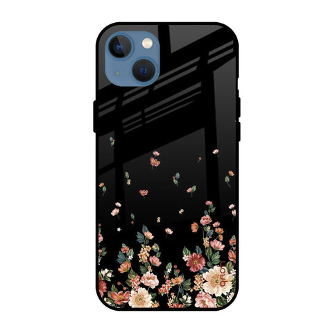 Floating Floral Print Glossy Case for Apple iPhone 13