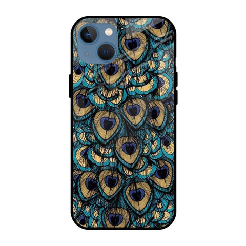 Peacock Feathers Glossy case for iPhone 13