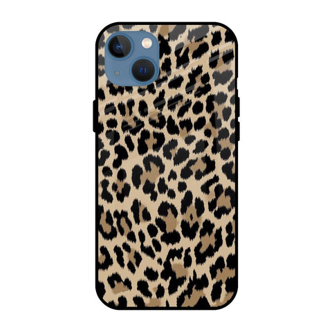 Leopard Seamless Glossy Case For iPhone 13