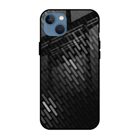 Dark Abstract Pattern Glossy Case For iPhone 13
