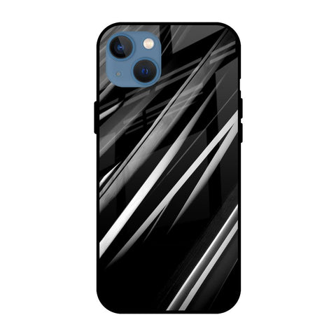 Black & Grey Gradient Glossy Case For iPhone 13