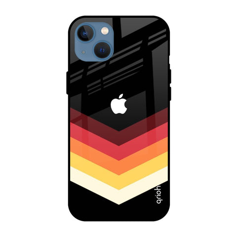 Abstract Arrow Pattern Glossy Case For iPhone 13