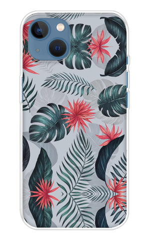Retro Floral Leaf Soft Cover for iPhone 13