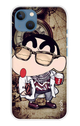 Nerdy Shinchan Soft Cover for iPhone 13