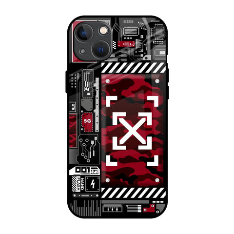 Technology Art Glossy Case for iPhone 13 mini