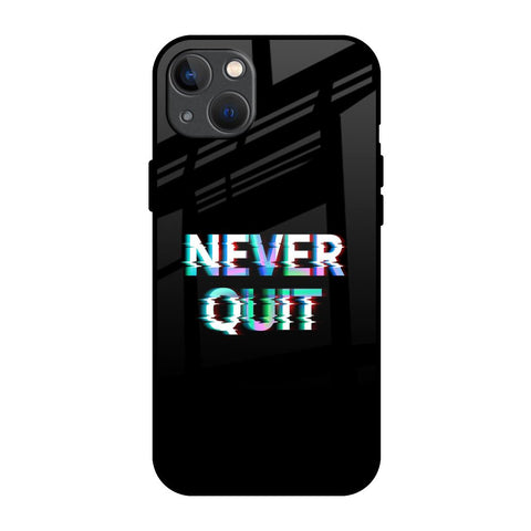 Never Quit Glossy Case For iPhone 13 mini