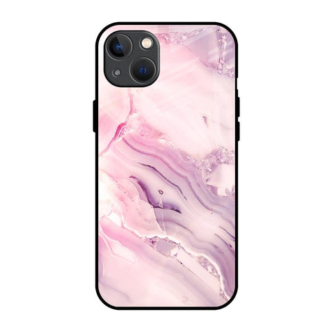 Diamond Pink Gradient Glossy Case For iPhone 13 mini