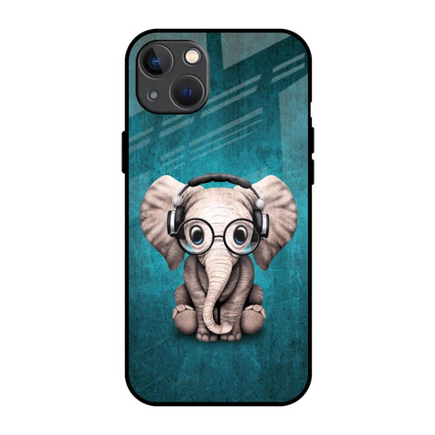 Adorable Baby Elephant Glossy Case For iPhone 13 mini
