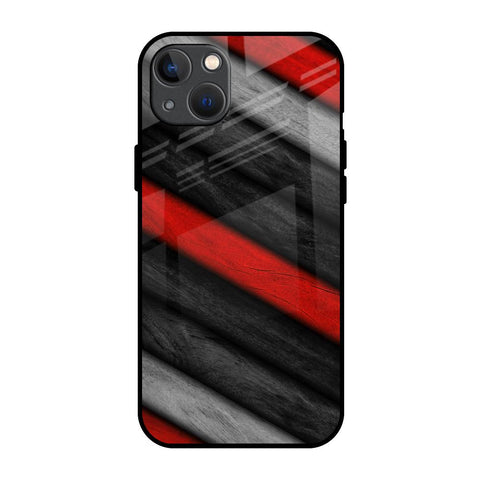 Soft Wooden Texture Glossy Case for iPhone 13 mini