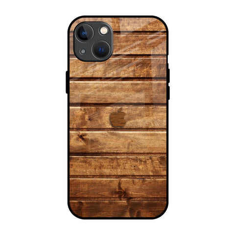 Wooden Planks Glossy Case for iPhone 13 mini