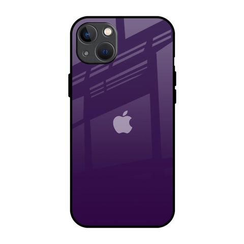 Dark Purple Glossy Case for iPhone 13 mini