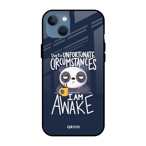 Struggling Panda Glossy Case for Apple iPhone 13 Mini