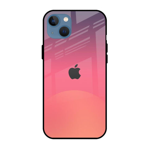 Sunset Orange Glossy Case for iPhone 13 mini