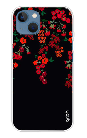 Floral Deco Soft Cover For iPhone 13 mini