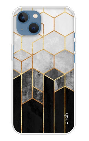 Hexagonal Pattern Soft Cover for iPhone 13 mini
