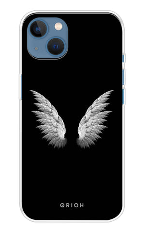 White Angel Wings Soft Cover for iPhone 13 mini