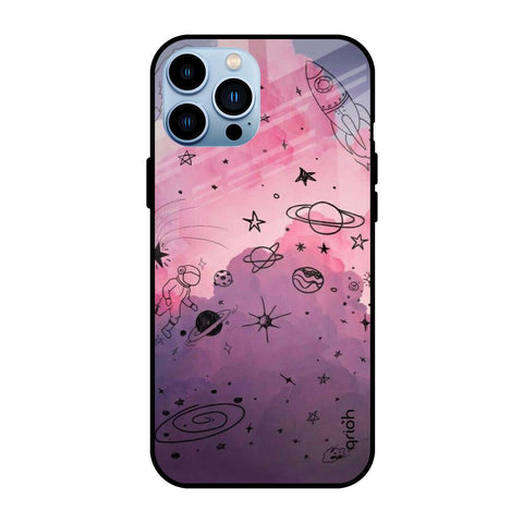 Space Doodles Glossy Case for iPhone 13 Pro