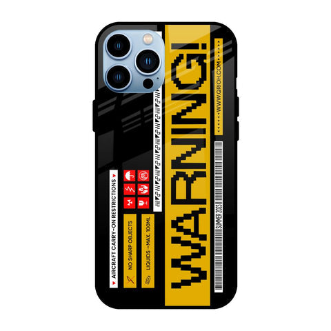 Aircraft Warning Glossy Case for iPhone 13 Pro